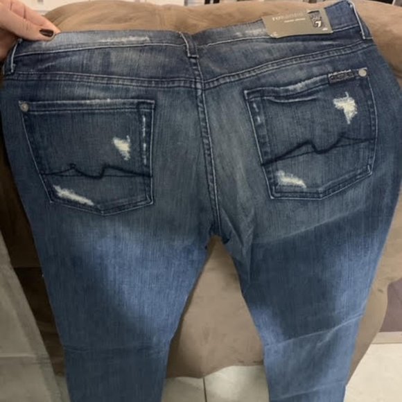 7 For All Mankind Roxanne Skinny Jeans, Size 30 - Picture 2 of 6